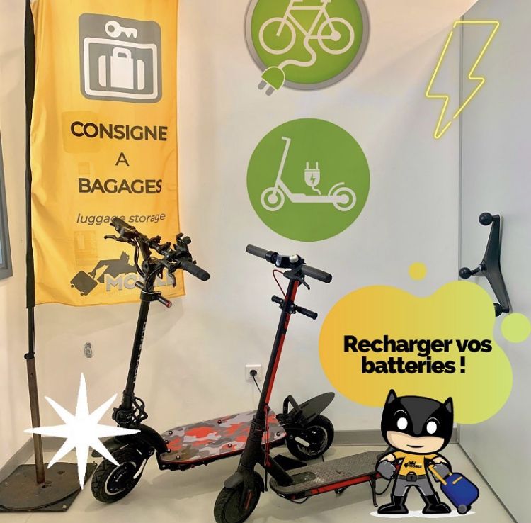 zone de recharge Marseille vélo trottinette électrique
