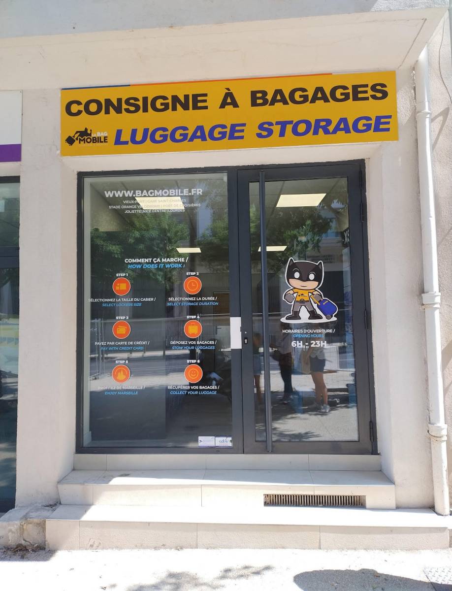 bagmobile consigne a bagages Marseille la joliette 