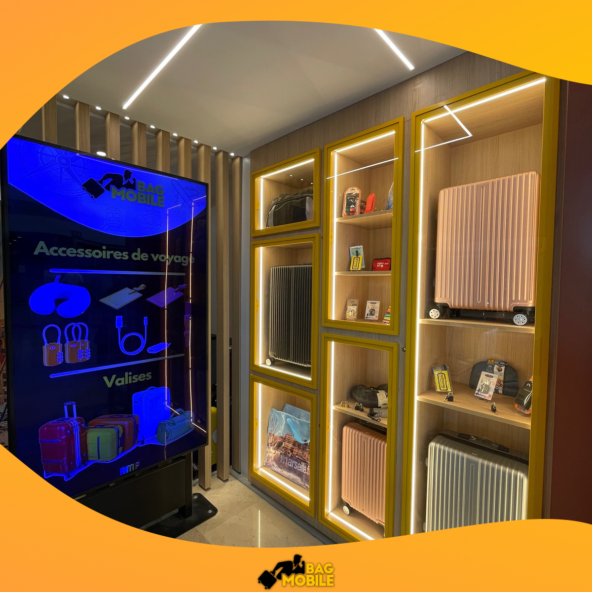 accessoires de voyages à l'aéroport Marseille Provence Bagmobile Marseille