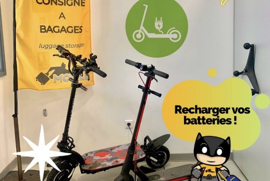 zone de recharge Marseille vélo trottinette électrique