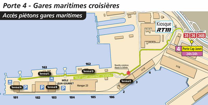 Port de Marseille - Porte 4 Marseille Les terminaux de croisière de grande capacité