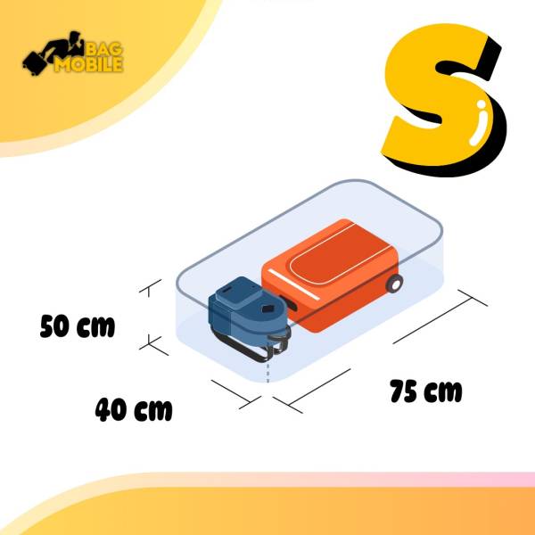 Dimensions de nos casiers pour notre consigne à bagages à Marseille, Vieux-Port.